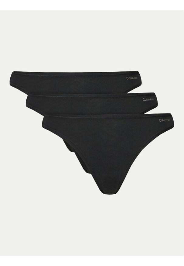 Calvin Klein Underwear Komplet 3 par fig klasycznych 000QD5218E Czarny. Kolor: czarny. Materiał: bawełna