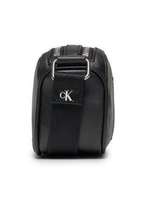 Calvin Klein Jeans Torebka Ultralight Dbl Zip Camera Bag21 K60K610326 Czarny. Kolor: czarny. Materiał: skórzane