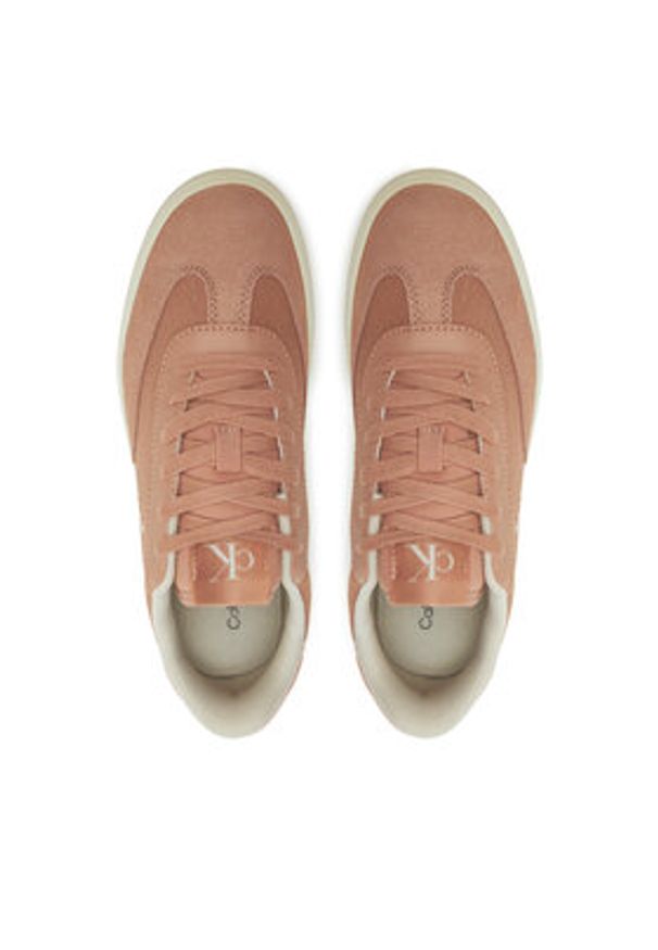 Calvin Klein Jeans Sneakersy Classic Cupsole Low Mix Mg Wn YW0YW01636 Różowy. Kolor: różowy. Materiał: materiał