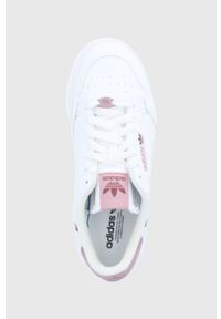 adidas Originals buty Continental 80 Vegan GZ0784 kolor biały. Nosek buta: okrągły. Zapięcie: sznurówki. Kolor: biały. Materiał: guma. Wzór: motyw zwierzęcy #4