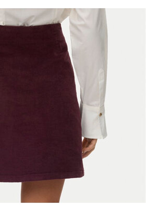 Vero Moda Spódnica mini Etta 10315342 Fioletowy Regular Fit. Kolor: fioletowy. Materiał: sztruks, bawełna