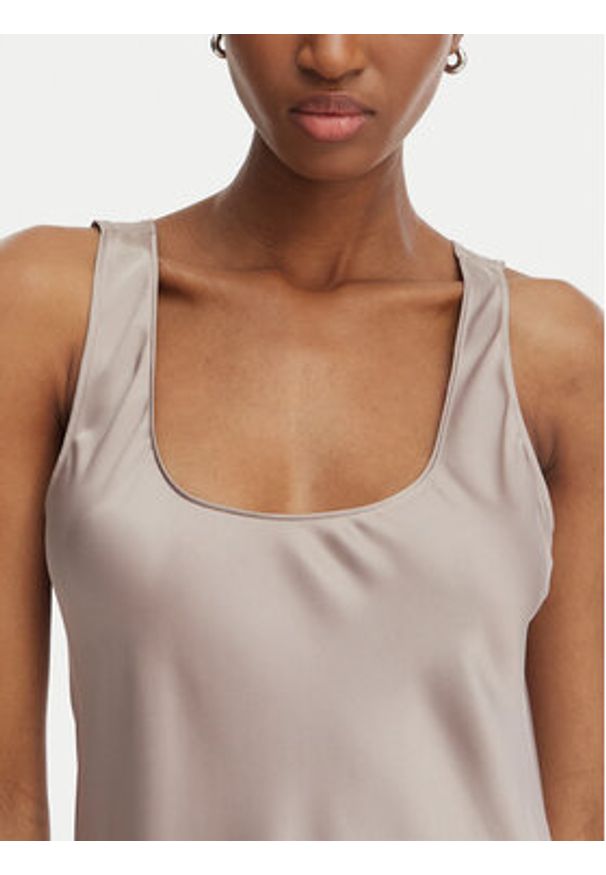 Calvin Klein Sukienka codzienna LV044F035G Różowy Regular Fit. Okazja: na co dzień. Kolor: różowy. Materiał: syntetyk. Typ sukienki: proste. Styl: casual