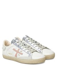 Premiata Sneakersy Stevend 7281 Biały. Kolor: biały. Materiał: skóra