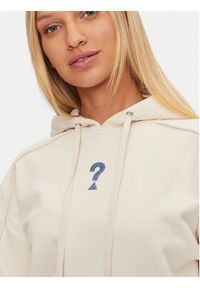 Guess Bluza W4BQ05 KBY51 Écru Regular Fit. Materiał: bawełna #4