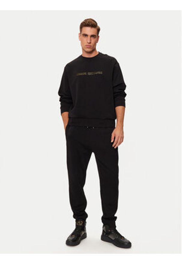 Armani Exchange Spodnie dresowe XM000587 AF10818 UC001 Czarny Regular Fit. Kolor: czarny. Materiał: bawełna