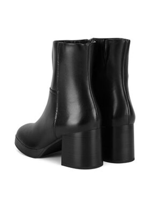 Sergio Bardi Botki WB-E1095-02SB Czarny. Kolor: czarny. Materiał: skóra