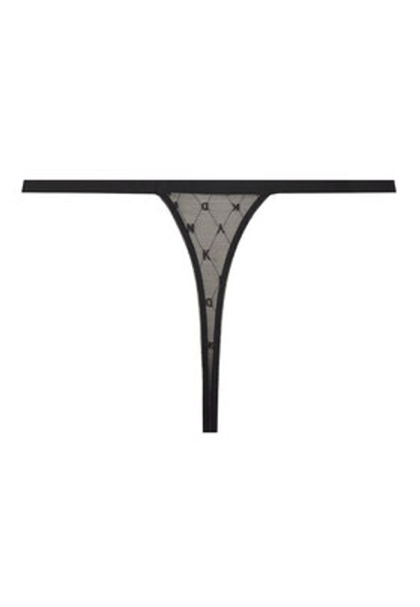 DKNY Stringi DK5029 Czarny. Kolor: czarny. Materiał: syntetyk