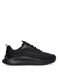 Calvin Klein Sneakersy Light Eva Run Ess Lac Ny-Su Wmn HW0HW03293 Czarny. Kolor: czarny. Materiał: materiał. Sport: bieganie #1