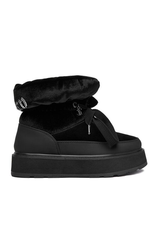Juicy Couture Śniegowce EO-WS24267-01 Czarny. Kolor: czarny. Materiał: materiał