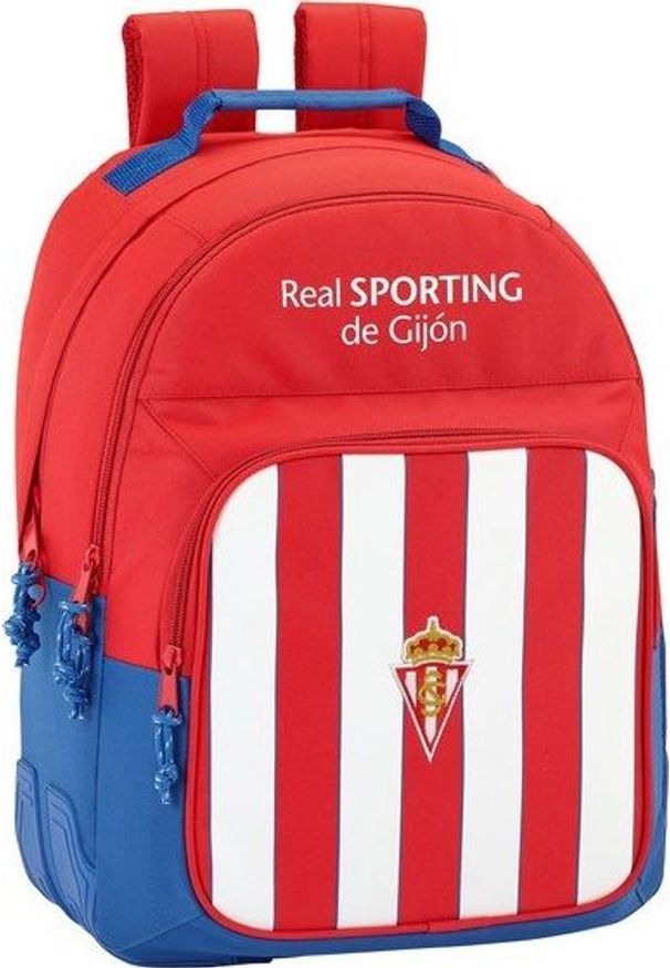 Real Sporting de Gijon Plecak szkolny Real Sporting de Gijón Biały Czerwony. Kolor: biały, wielokolorowy, czerwony