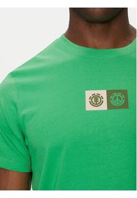 Element T-Shirt ELYZT00492 Zielony Regular Fit. Kolor: zielony. Materiał: bawełna #3