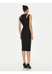 Versace Jeans Couture Sukienka koktajlowa 78HAO913 Czarny Slim Fit. Kolor: czarny. Materiał: wiskoza, syntetyk. Styl: wizytowy #3