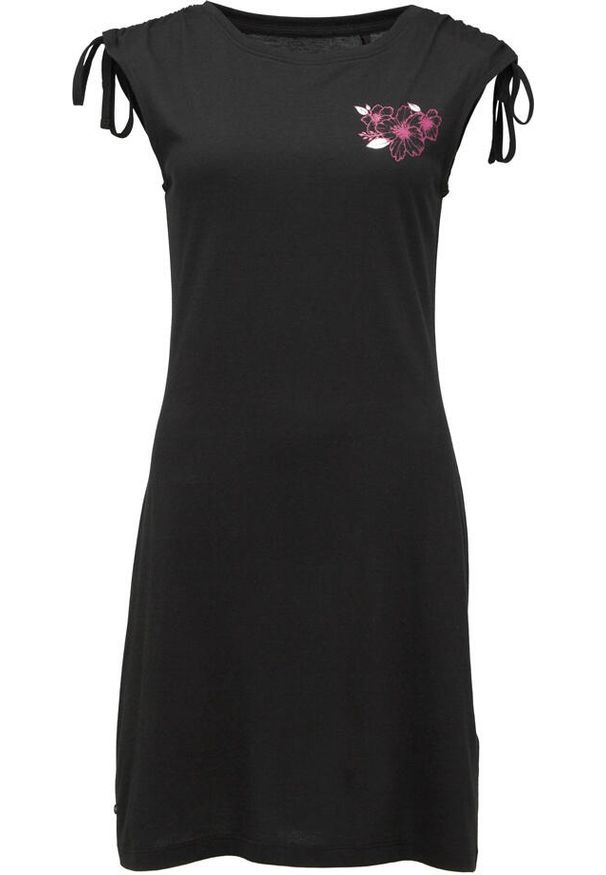 ZSPORT - Elegancka Czarna Sukienka Asasbeda dla Kobiet - Rozmiar M. Kolor: czarny. Materiał: bawełna. Typ sukienki: sportowe. Styl: elegancki