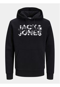 Jack & Jones Bluza Jeff 12250682 Czarny Standard Fit. Kolor: czarny. Materiał: bawełna, syntetyk #4