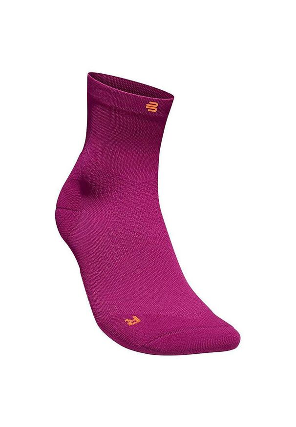 BAUERFEIND - Skarpetki średniej długości damskie Bauerfeind. Kolor: czerwony, wielokolorowy, różowy. Sport: bieganie