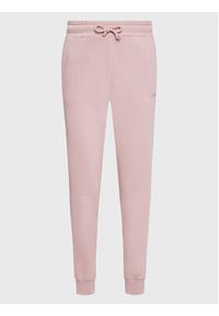 Fila Spodnie dresowe Bagod FAW0406 Różowy Regular Fit. Kolor: różowy. Materiał: syntetyk, dresówka, bawełna #4