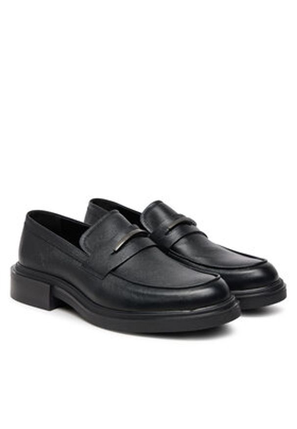 Calvin Klein Półbuty HM0HM01774 Czarny. Kolor: czarny. Materiał: skóra