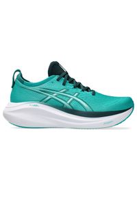 Buty do biegania męskie Asics Gel-nimbus 26. Zapięcie: sznurówki. Kolor: wielokolorowy, zielony. Materiał: materiał. Szerokość cholewki: normalna. Sport: tenis #1