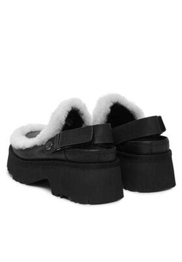 Ugg Klapki W Esmee Leather Clog 1171507 Czarny. Kolor: czarny. Materiał: skóra