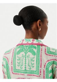 LOLA CASADEMUNT Sukienka letnia LS2616074 Kremowy Regular Fit. Kolor: kremowy. Materiał: bawełna. Sezon: lato #4