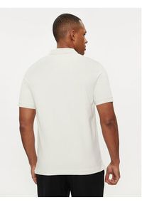 Calvin Klein Polo K10K111196 Beżowy Slim Fit. Typ kołnierza: polo. Kolor: beżowy. Materiał: bawełna