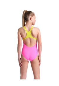 Arena - Strój kąpielowy dziewczęcy Kikko V Swimsuit Swim Pro Back. Kolor: różowy