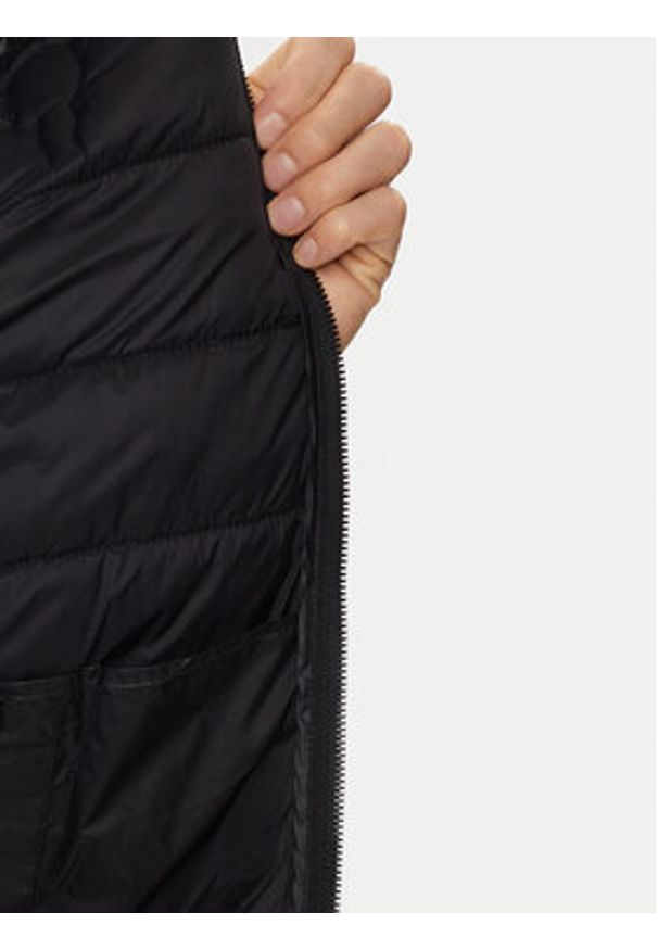 Karl Lagerfeld - KARL LAGERFELD Kurtka przejściowa Blouson 505090 543590 Czarny Regular Fit. Typ kołnierza: dekolt w karo. Kolor: czarny. Materiał: syntetyk