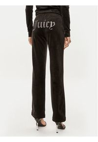 Juicy Couture Spodnie dresowe Tina JCAPW045 Czarny Regular Fit. Kolor: czarny. Materiał: syntetyk