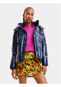 Desigual Kurtka puchowa 23WWEW78 Niebieski Regular Fit. Kolor: niebieski. Materiał: syntetyk. Sezon: zima #1