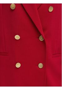 TOMMY HILFIGER - Tommy Hilfiger Marynarka WW0WW50784 Czerwony Relaxed Fit. Kolor: czerwony. Materiał: syntetyk #5