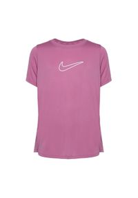 Koszulka dziecięca Nike One Dri-Fit. Kolor: różowy. Technologia: Dri-Fit (Nike) #1