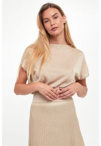 Marella - Sweter damski lureksowy Sicilia MARELLA MONOCHROME