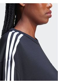 Adidas - adidas T-Shirt 3-Stripes IU2406 Czarny Oversize. Kolor: czarny #4