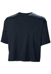 Koszulka damska Helly Hansen Ocean Cropped. Kolor: niebieski. Materiał: materiał