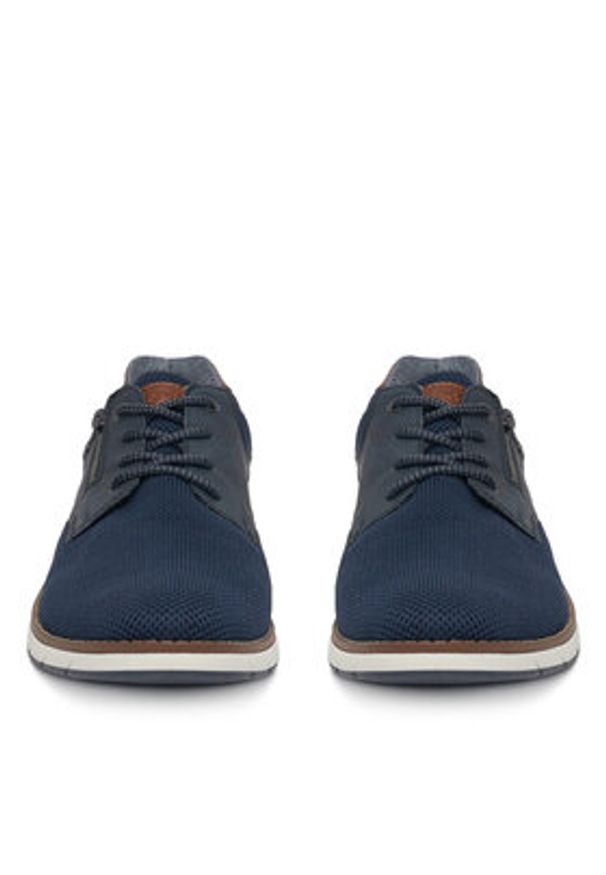 Rieker Sneakersy 11311-14 Granatowy. Kolor: niebieski. Materiał: materiał
