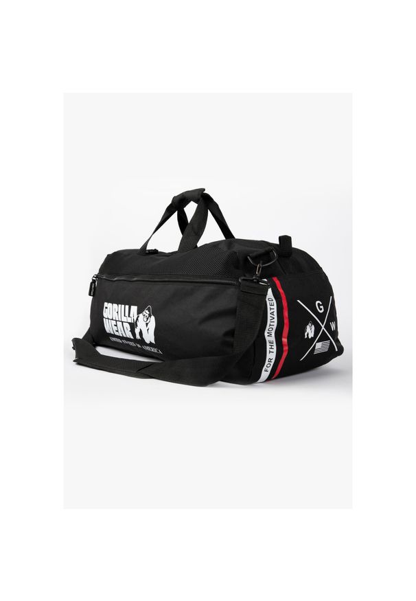 GORILLA WEAR - Torba fitness Gorilla Wear Norris Hybrid Gym Bag. Kolor: czarny