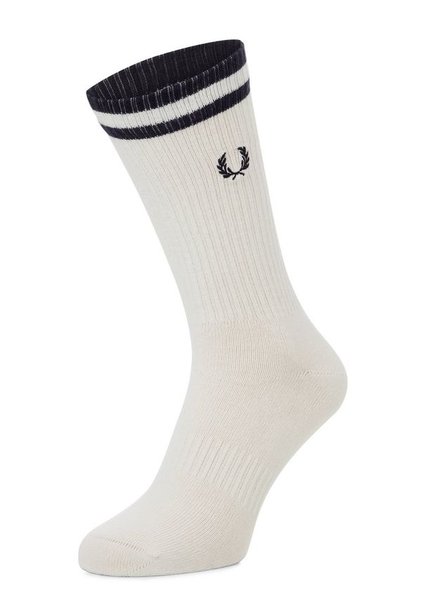 Fred Perry Skarpety Mężczyźni biały|czarny w paski, 43-46. Kolor: czarny, biały, wielokolorowy. Materiał: bawełna. Wzór: paski