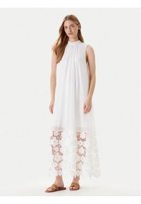 YAS Sukienka letnia Twigsy 26037703 Biały Relaxed Fit. Kolor: biały. Materiał: lyocell. Sezon: lato