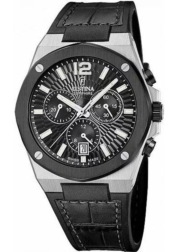 Zegarek męski Festina F22003-4 czarny. Kolor: czarny