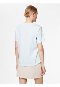 Moss Copenhagen T-Shirt Terina 17595 Błękitny Regular Fit. Kolor: niebieski. Materiał: bawełna #3