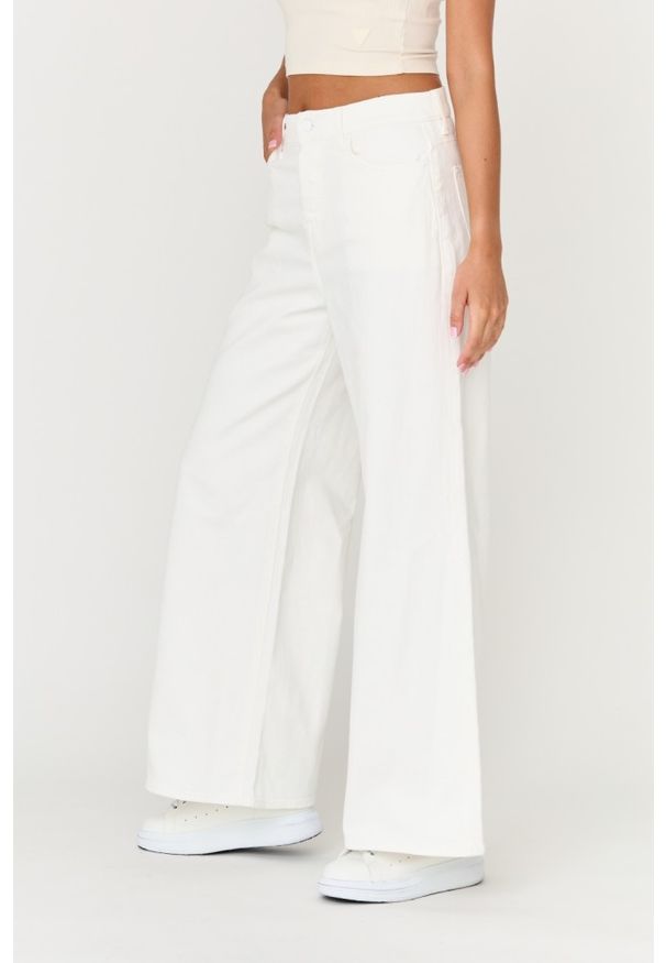 7 FOR ALL MANKIND Białe jeansy damskie Zoey Milk, Rozmiar 29. Kolor: biały. Styl: elegancki