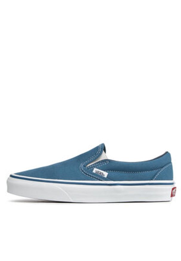 Vans Tenisówki Classic Slip-On VN-0ENVY Granatowy. Zapięcie: bez zapięcia. Kolor: niebieski. Materiał: materiał