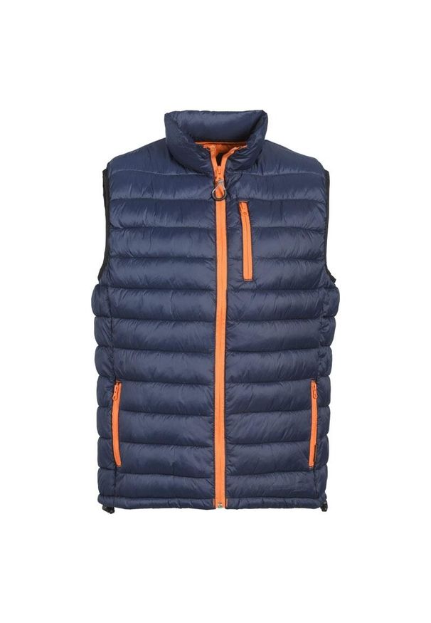 Kurtka puchowa bez rękawów PERCUSSION. Kolor: niebieski. Materiał: puch. Długość rękawa: bez rękawów. Sport: turystyka piesza