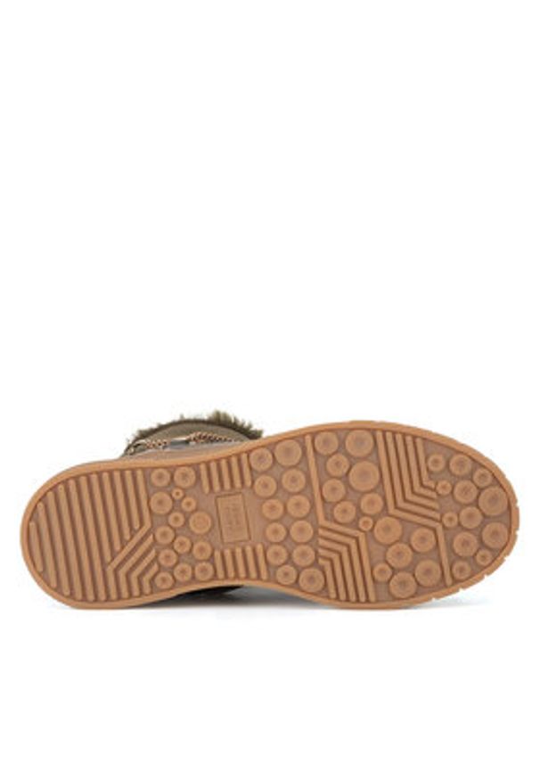 Jenny Fairy Śniegowce WS5888-11 Khaki. Kolor: brązowy. Materiał: materiał