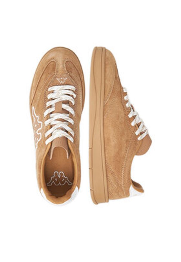 Kappa Sneakersy CEO-FC-24880H Brązowy. Kolor: brązowy. Materiał: zamsz, skóra