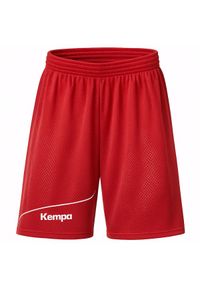 KEMPA - Spodenki dziecięce dwustronne Kempa Player. Kolor: czerwony, wielokolorowy, biały. Styl: sportowy. Sport: koszykówka #1