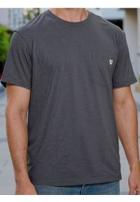 Sinsay - Bawełniana koszulka - szary. Kolor: szary. Materiał: bawełna #1