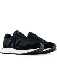 Buty unisex New Balance U327SWB – czarne. Okazja: na co dzień. Kolor: czarny. Materiał: guma, skóra, materiał. Szerokość cholewki: normalna #5