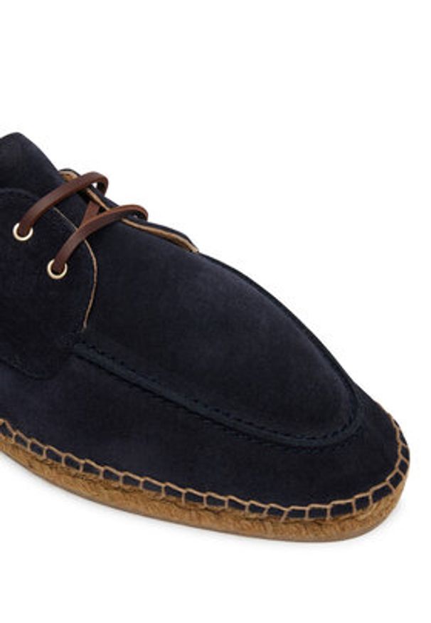 Castañer Espadryle Ned/186 25906 Granatowy. Kolor: niebieski. Materiał: skóra, zamsz