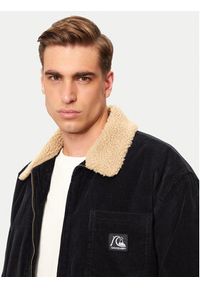 Quiksilver Kurtka przejściowa DNA Sherpa Harrington EQYJK04064 Czarny Regular Fit. Kolor: czarny. Materiał: bawełna #4